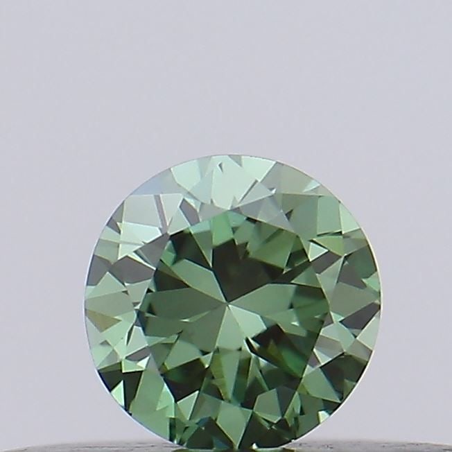 IGI Round 0.17ct Fancy Vivid Green VVS2 Loose Lab Diamond: IGI Round 0.17ct Fancy Vivid Green VVS2 Loose Lab Diamond A rare gem, this 0.17ct Fancy Vivid Green lab diamond boasts exceptional clarity and color, with a VVS2 grade that ensures maximum