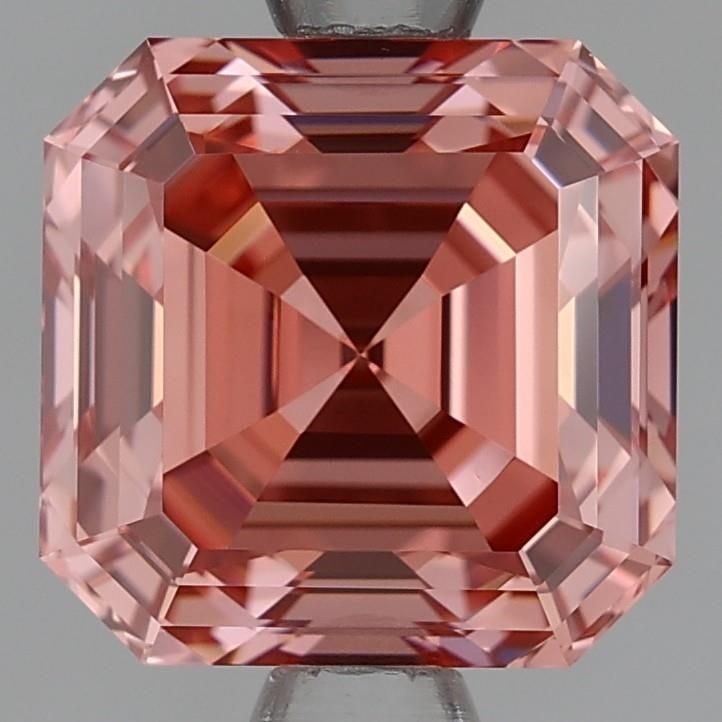 Fancy Orangey Pink VVS2 1.99ct Loose Lab Emerald: Fancy Orangey Pink VVS2 1.99ct Loose Lab Emerald Experience the vibrant beauty of a lab-grown emerald, boasting an extraordinary Fancy Orangey Pink hue and exceptional clarity of VVS2. This stunning 1