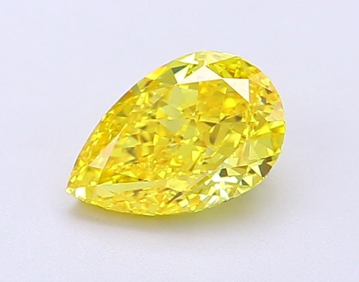 Loose Lab Diamond - IGI Pear 1.08ct Fancy Vivid Yellow VVS1: Loose Lab Diamond - IGI Pear 1.08ct Fancy Vivid Yellow VVS1 Experience the brilliance of nature's own sunshine with this stunning 1.08ct Fancy Vivid Yellow Lab diamond, certified by the International