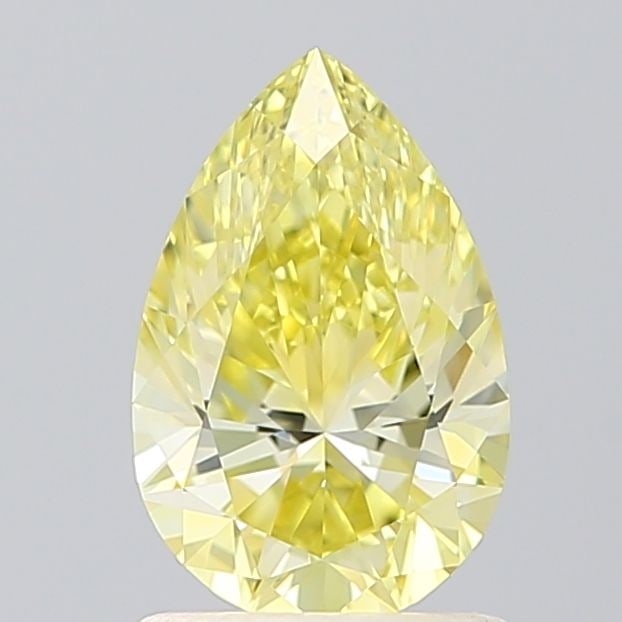 Loose Lab Diamond - IGI Pear 1.09ct Fancy Intense Yellow VVS2: Loose Lab Diamond - IGI Pear 1.09ct Fancy Intense Yellow VVS2 Experience the warmth and brightness of a genuine lab-grown diamond, boasting an exceptional 1.09ct Fancy Intense Yellow color with VVS2 c