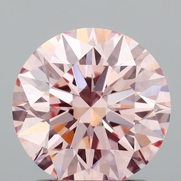IGI Round 1.5ct Fancy Intense Pink VVS2 Loose Lab Diamond: IGI Round 1.5ct Fancy Intense Pink VVS2 Loose Lab Diamond Experience the rare beauty of a Fancy Intense Pink diamond, one of the most coveted colors in nature. This 1.5ct IGI-certified lab-grown gem
