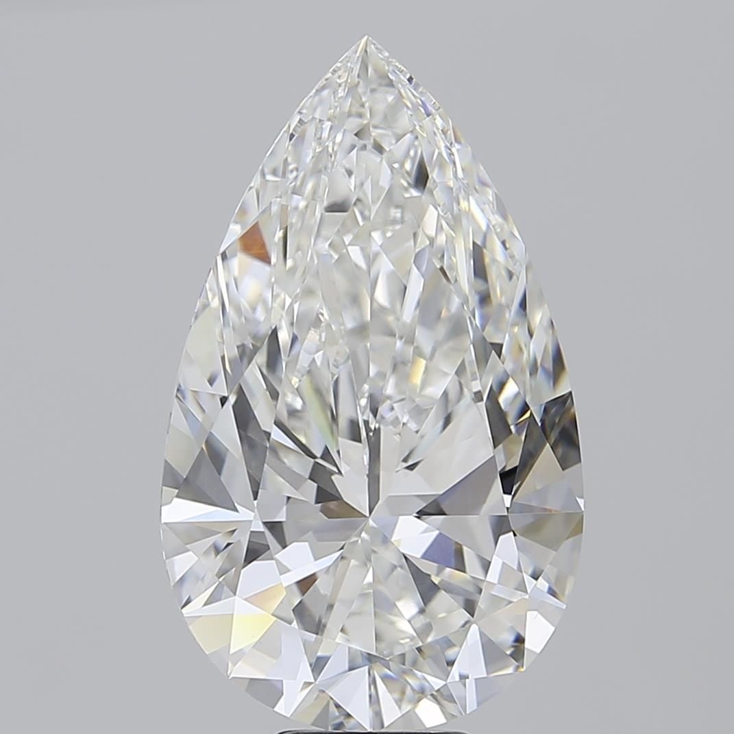 Loose Lab Diamond - IGI Pear 10.05ct F VVS2: Loose Lab Diamond - IGI Pear 10.05ct F VVS2 Experience the brilliance of nature, crafted with precision in a lab. This exquisite 10.05ct IGI-certified pear-shaped diamond boasts an exceptional F color