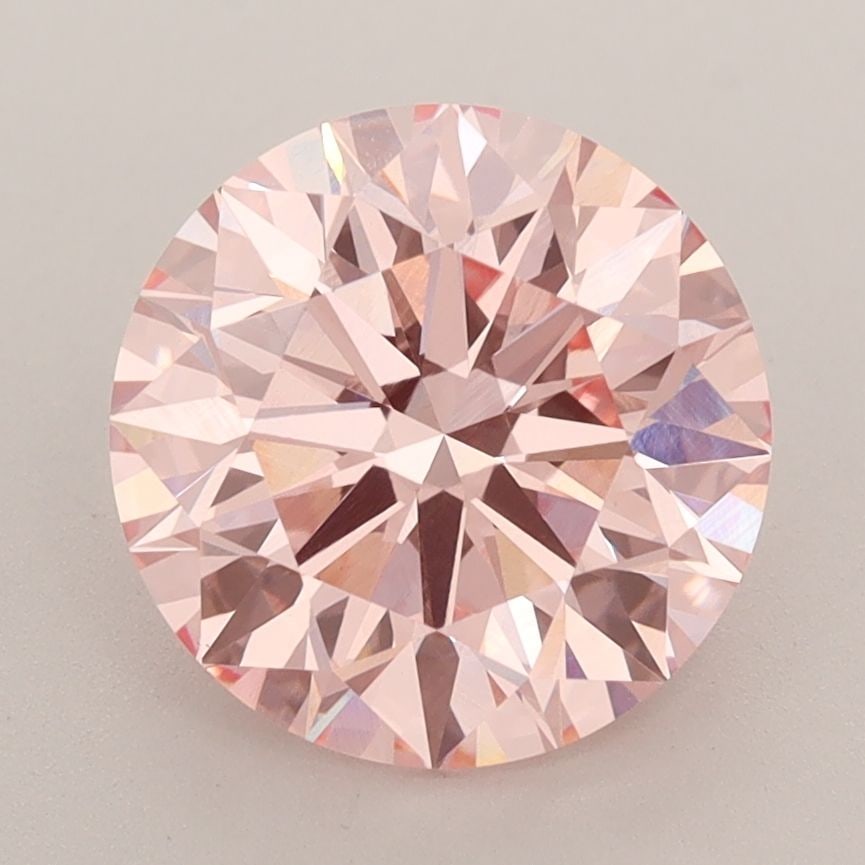 IGI Round 2.8ct Fancy Intense Pink VVS2 Ideal Loose Lab Diamond: IGI Round 2.8ct Fancy Intense Pink VVS2 Ideal Loose Lab Diamond Meet the ultimate pink gemstone connoisseur's dream - a 2.8ct Fancy Intense Pink VVS2 Ideal Loose Lab Diamond, certified by the Internat