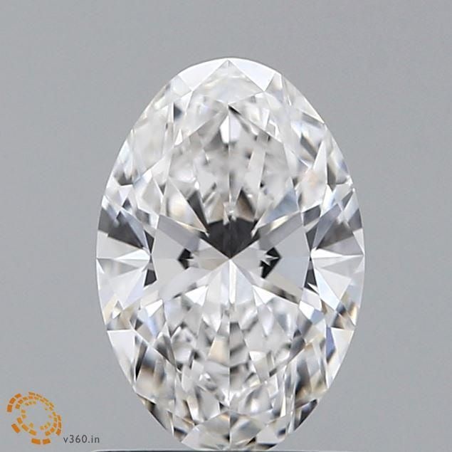 IGI Oval 1.01ct F VVS1 Loose Lab Diamond: IGI Oval 1.01ct F VVS1 Loose Lab Diamond Experience the beauty of a lab-grown diamond, certified by IGI as F color, VVS1 clarity, and EX polish and symmetry. This 1.01ct oval cut gemstone boasts excep