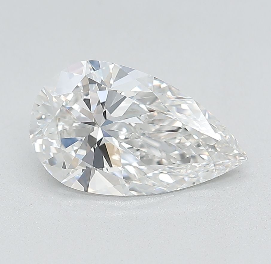 Loose Lab Diamond - IGI Pear 1.58ct E VVS2: Loose Lab Diamond - IGI Pear 1.58ct E VVS2 A stunning lab-grown diamond, certified by the International Gemological Institute (IGI), boasts exceptional clarity with an impressive VVS2 grade and vibran