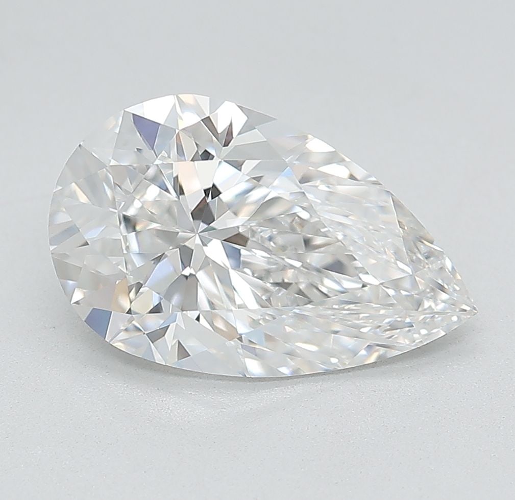 Loose Lab Diamond - IGI Pear 3.01ct E VVS2: Loose Lab Diamond - IGI Pear 3.01ct E VVS2 A rare and exceptional lab-grown diamond, this 3.01ct IGI-certified pear-cut gem boasts an impressive E color grade and VVS2 clarity, giving it a brilliant a