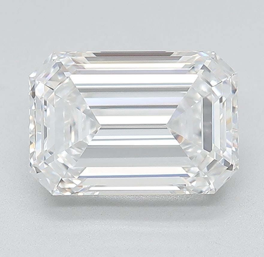 IGI Emerald 3.2ct D IF Loose Lab Diamond: IGI Emerald 3.2ct D IF Loose Lab Diamond Experience the exceptional brilliance of this 3.2ct IGI D IF lab-grown diamond, boasting an impressive color grade and flawless clarity. Its EX polish and symm