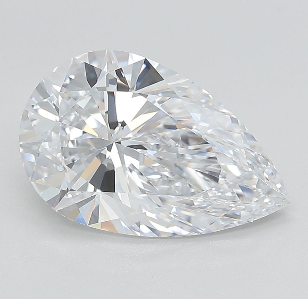 Loose Lab Diamond - GIA Pear 3.03ct E IF: Loose Lab Diamond - GIA Pear 3.03ct E IF A stunning lab-grown pear-shaped diamond, certified by the prestigious GIA, boasts exceptional clarity and color, with a flawless EX polish and symmetry. Weigh