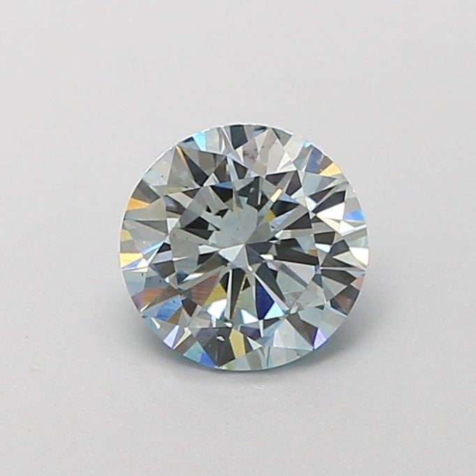 IGI Round 1.25ct Fancy Blue VVS2 Loose Lab Diamond: IGI Round 1.25ct Fancy Blue VVS2 Loose Lab Diamond Experience the unparalleled beauty of a Fancy Blue VVS2 lab-grown diamond, boasting exceptional clarity and color. This stunning 1.25ct gemstone shin