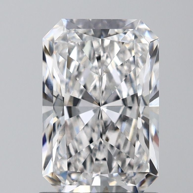 IGI Radiant 1.57ct E VVS2 Loose Lab Diamond: IGI Radiant 1.57ct E VVS2 Loose Lab Diamond Experience the beauty of a lab-grown diamond, certified by IGI as a radiant 1.57ct E VVS2 loose gemstone. This exceptional stone boasts an EX polish and sym