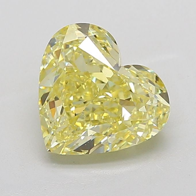 Loose Lab Diamond - IGI Heart 4.04ct Fancy Intense Yellow VVS2: Loose Lab Diamond - IGI Heart 4.04ct Fancy Intense Yellow VVS2 Experience the vibrant beauty of nature with this stunning 4.04ct Fancy Intense Yellow lab diamond, certified by the International Gemolo