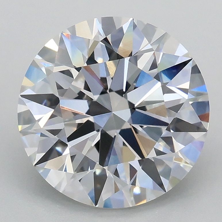 IGI Round 2.55ct E VVS2 Ideal Loose Lab Diamond: IGI Round 2.55ct E VVS2 Ideal Loose Lab Diamond A rare and exceptional lab-grown diamond, certified by the International Gemological Institute (IGI), boasts impressive clarity with its VVS2 grade, mak