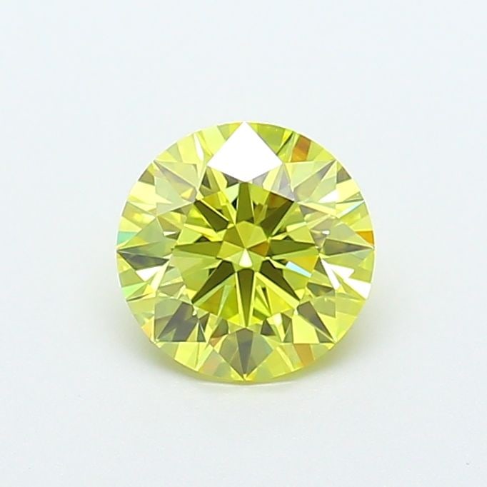 IGI Round 1.35ct Fancy Vivid Yellow VVS2 Ideal Loose Lab Diamond: IGI Round 1.35ct Fancy Vivid Yellow VVS2 Ideal Loose Lab Diamond Experience the brilliance of nature's own sunshine with this stunning 1.35ct Fancy Vivid Yellow VVS2 Ideal lab-grown diamond, certified