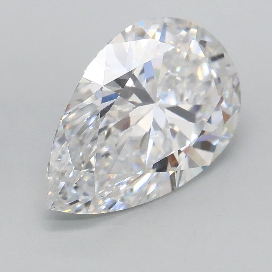 Loose Lab Diamond - IGI Pear 2.08ct D VVS2: Loose Lab Diamond - IGI Pear 2.08ct D VVS2 Experience the unparalleled brilliance of a lab-grown diamond, certified by IGI as a 2.08ct D VVS2 pear-shaped gemstone with exceptional cut, color, and clar