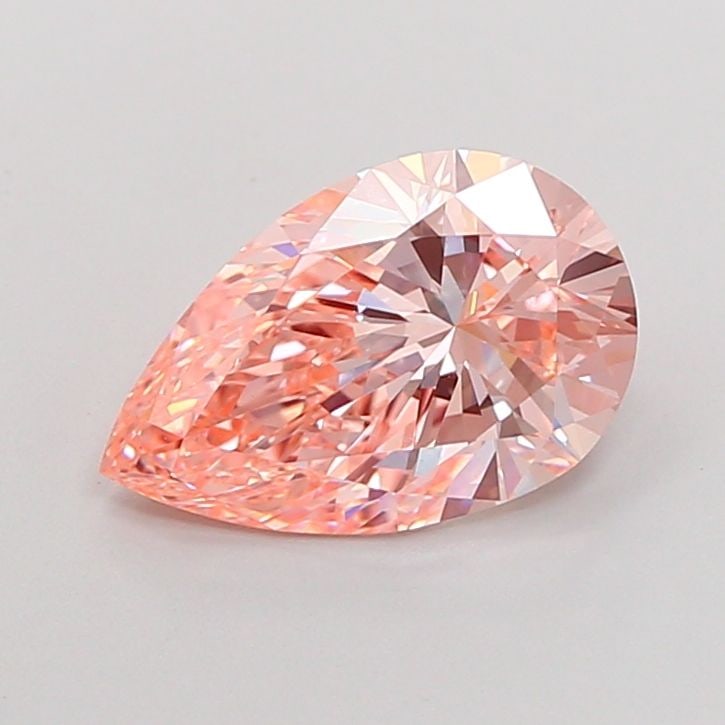 Loose Lab Diamond - IGI Pear 2.54ct Fancy Intense Pink VVS2: Loose Lab Diamond - IGI Pear 2.54ct Fancy Intense Pink VVS2 Experience the rarity of nature's most vibrant pink, in this exquisite 2.54ct lab-grown diamond, certified by the International Gemological