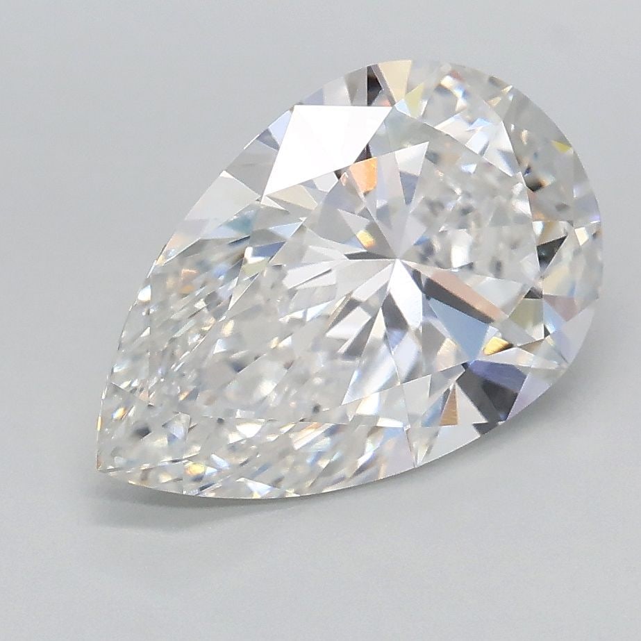 Loose Lab Diamond - IGI Pear 2.09ct E VVS2: Loose Lab Diamond - IGI Pear 2.09ct E VVS2 Experience the beauty of a lab-grown diamond, certified by IGI as a stunning 2.09ct pear-shaped gem with exceptional clarity (VVS2) and luster (EX). Its vibr
