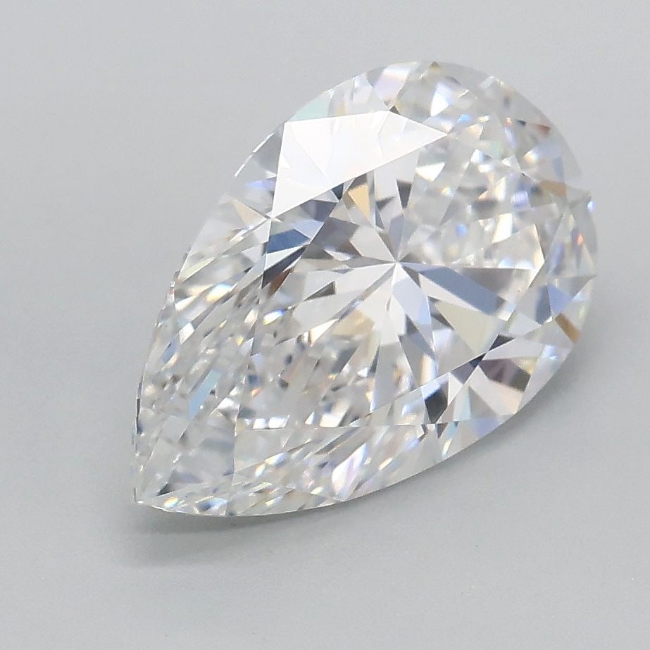Loose Lab Diamond - IGI Pear 2.08ct D VVS2: Loose Lab Diamond - IGI Pear 2.08ct D VVS2 Experience the exceptional quality of this 2.08ct IGI-certified lab-grown pear diamond, boasting an impressive D color and VVS2 clarity for maximum brillianc