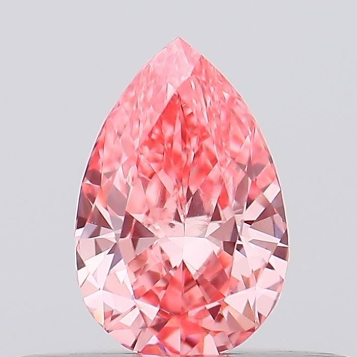 Loose Lab Diamond - IGI Pear 0.29ct Fancy Vivid Pink VVS2: Loose Lab Diamond - IGI Pear 0.29ct Fancy Vivid Pink VVS2 Experience the rare beauty of a lab-grown diamond, certified by IGI as Fancy Vivid Pink with exceptional clarity and cut. This 0.29ct pear-sha