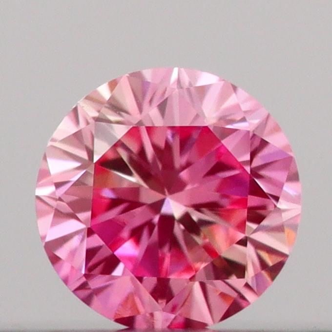 IGI Round 0.12ct Fancy Vivid Pink VVS2 Loose Lab Diamond (1 of 1)