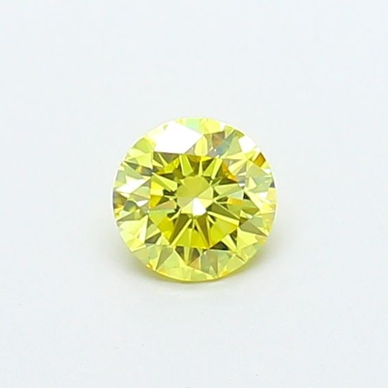 IGI Round 0.32ct Fancy Intense Yellow VVS1 Loose Lab Diamond: IGI Round 0.32ct Fancy Intense Yellow VVS1 Loose Lab Diamond Experience the vibrant beauty of nature in a lab-grown diamond, certified by IGI as Fancy Intense Yellow VVS1. This exquisite 0.32ct gem bo