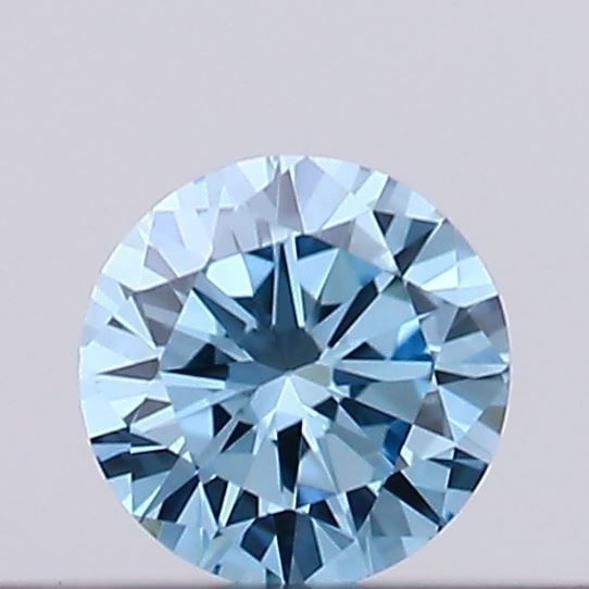 IGI Round 0.14ct Fancy Vivid Blue VVS2 Loose Lab Diamond: IGI Round 0.14ct Fancy Vivid Blue VVS2 Loose Lab Diamond Experience the breathtaking beauty of a Fancy Vivid Blue diamond, one of the rarest and most coveted colors in nature. This stunning 0.14ct lab
