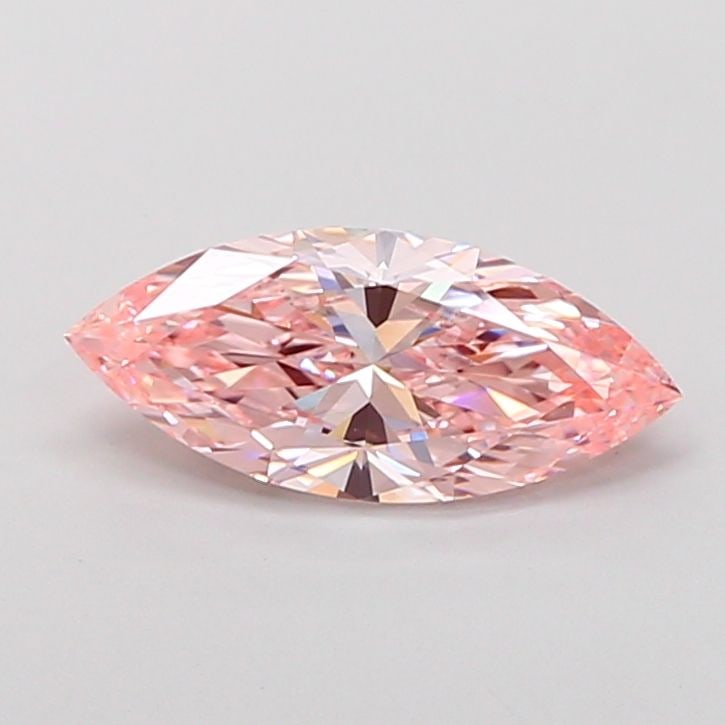 IGI Marquise 1.5ct Fancy Vivid Pink VVS2 Loose Lab Diamond: IGI Marquise 1.5ct Fancy Vivid Pink VVS2 Loose Lab Diamond Experience the rare beauty of a Fancy Vivid Pink diamond, one of the most coveted colors in the world of gemstones. This exquisite 1.5ct lab-