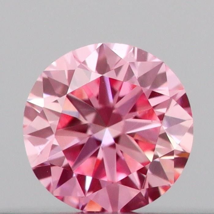 IGI Round 0.13ct Fancy Vivid Pink VVS2 Loose Lab Diamond: IGI Round 0.13ct Fancy Vivid Pink VVS2 Loose Lab Diamond You're getting an incredibly rare find - a 0.13ct Fancy Vivid Pink VVS2 lab-grown diamond, certified by the International Gemological Institute