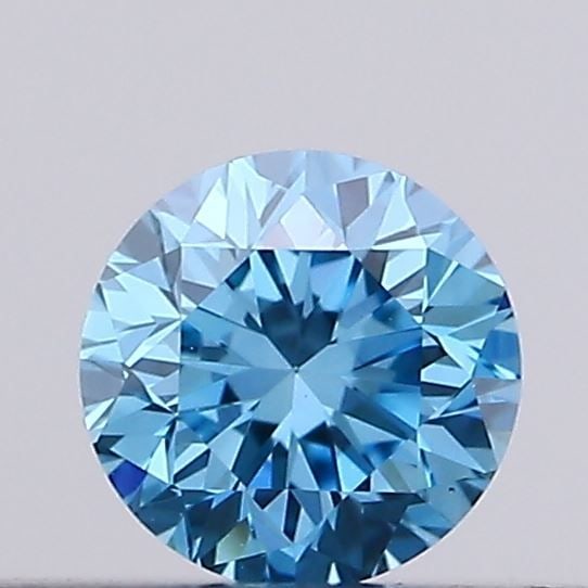 IGI Round 0.14ct Fancy Vivid Blue VVS2 Loose Lab Diamond: IGI Round 0.14ct Fancy Vivid Blue VVS2 Loose Lab Diamond Experience the breathtaking beauty of a Fancy Vivid Blue diamond, one of the rarest and most coveted colors in nature. This exquisite 0.14ct la