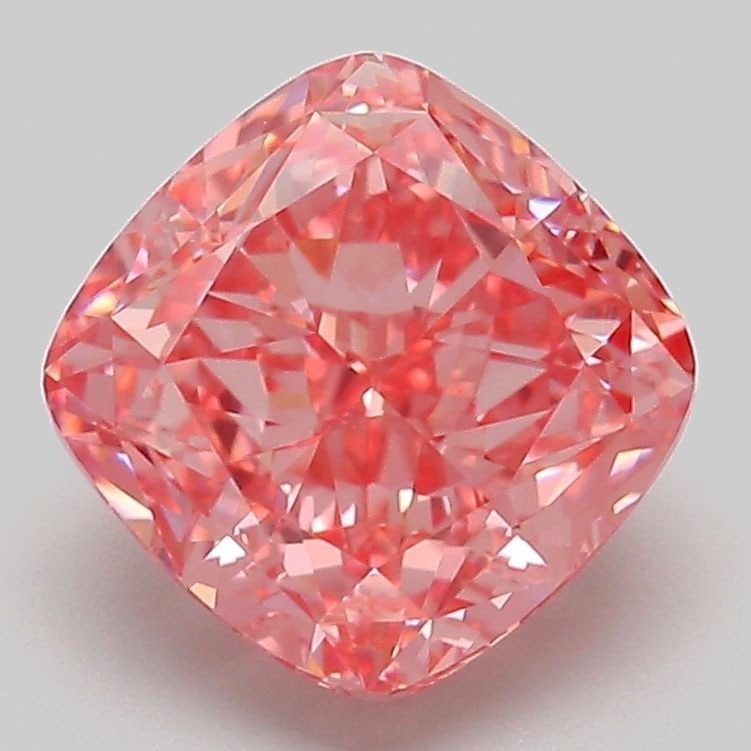 Loose Lab Diamond - IGI Cushion Modified 3.05ct Fancy Vivid Pink VVS2: Loose Lab Diamond - IGI Cushion Modified 3.05ct Fancy Vivid Pink VVS2 A true gem for the modern collector, this 3.05ct Fancy Vivid Pink lab diamond boasts exceptional clarity and color, with a VVS2 gr