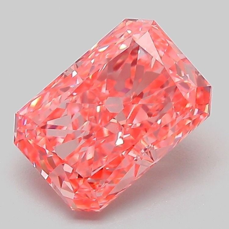 IGI Radiant 2.05ct Fancy Vivid Pink VVS2 Loose Lab Diamond: IGI Radiant 2.05ct Fancy Vivid Pink VVS2 Loose Lab Diamond Experience the breathtaking beauty of a lab-grown diamond, certified by IGI as a Fancy Vivid Pink gemstone with exceptional clarity and cut.