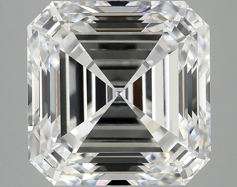 IGI Asscher 5.1ct E VVS2 Loose Lab Diamond: IGI Asscher 5.1ct E VVS2 Loose Lab Diamond Experience the brilliance of a lab-grown diamond, certified by the International Gemological Institute (IGI) as E color, VVS2 clarity, and EX polish and symm