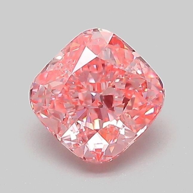 Vivid Pink VVS2 1.01ct Loose Lab Diamond Cushion Modified IGI: Vivid Pink VVS2 1.01ct Loose Lab Diamond Cushion Modified IGI Experience the rare beauty of a Fancy Vivid Pink diamond, boasting exceptional clarity and cut quality in a cushion modified shape. This s