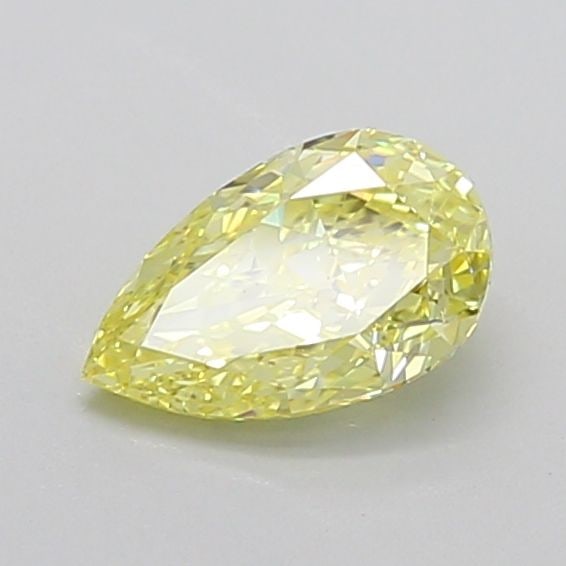 Loose Lab Diamond - IGI Pear 1.04ct Fancy Intense Yellow VVS1: Loose Lab Diamond - IGI Pear 1.04ct Fancy Intense Yellow VVS1 Experience the vibrant warmth of a genuine lab-grown diamond, certified by the International Gemological Institute (IGI) as Fancy Intense