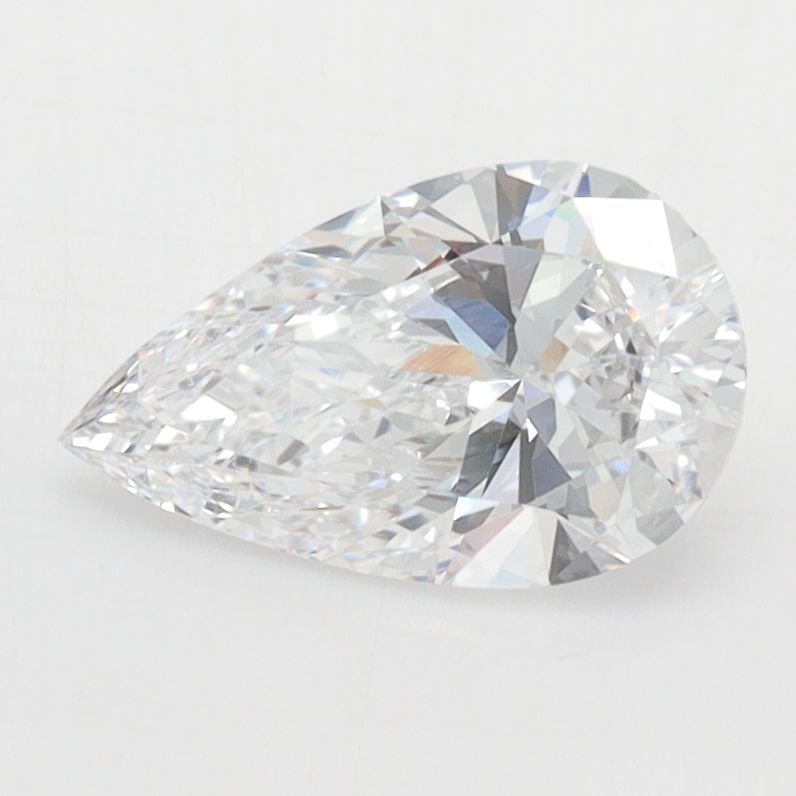 Loose Lab Diamond - IGI Pear 1.09ct D VVS1: Loose Lab Diamond - IGI Pear 1.09ct D VVS1 A rare and exceptional lab-grown diamond, this 1.09ct IGI-certified pear-cut gem boasts an impressive D color, VVS1 clarity, and EX polish and symmetry. Grow