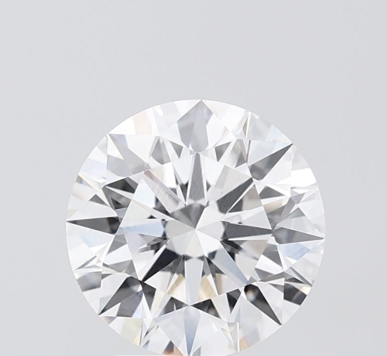 IGI Round 2.07ct E VVS2 Ideal Loose Lab Diamond: IGI Round 2.07ct E VVS2 Ideal Loose Lab Diamond Experience the exceptional quality of this 2.07ct IGI certified lab diamond, boasting an impressive EX polish and symmetry, with a clarity grade of VVS2