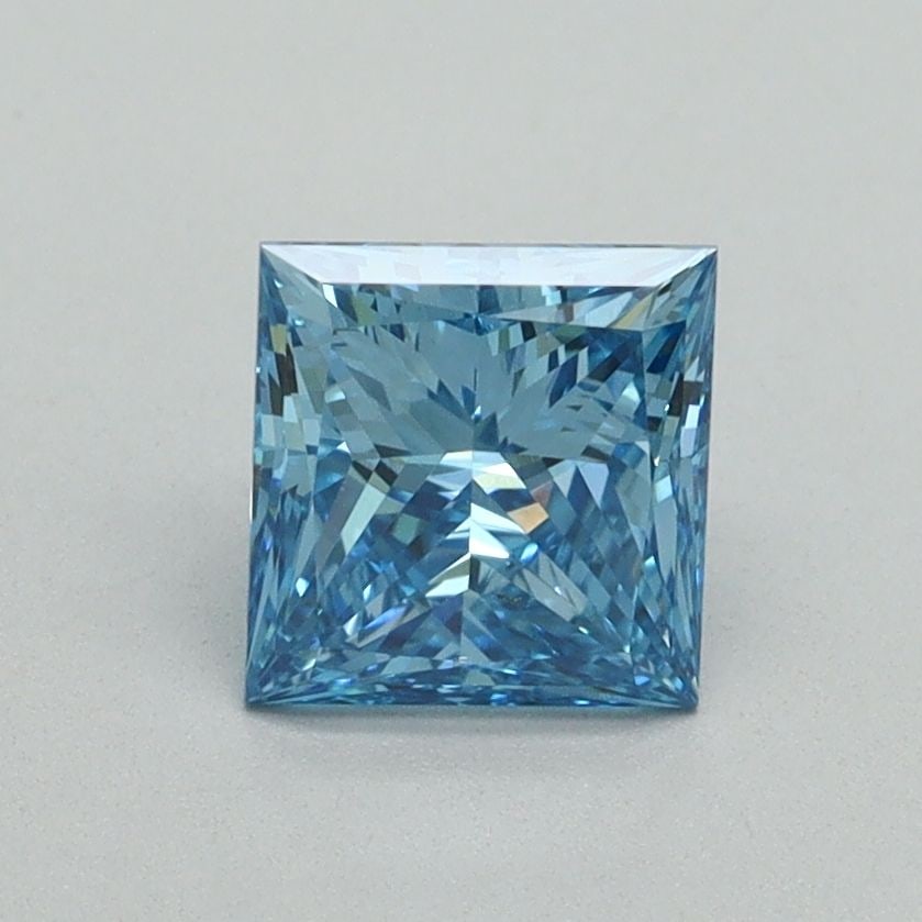 IGI Princess 1.03ct Fancy Vivid Blue VVS2 Loose Lab Diamond: IGI Princess 1.03ct Fancy Vivid Blue VVS2 Loose Lab Diamond Experience the breathtaking beauty of a Fancy Vivid Blue diamond, one of the rarest and most coveted colors in nature. This exquisite 1.03ct