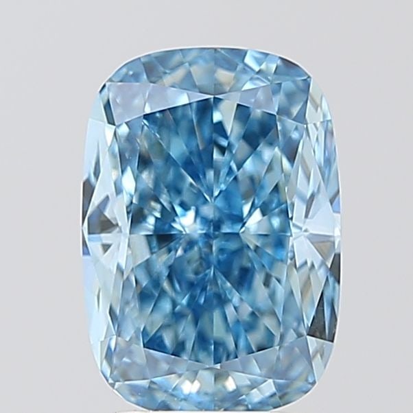 Loose Lab Diamond - IGI Cushion Modified 2.51ct Fancy Vivid Blue VVS2: Loose Lab Diamond - IGI Cushion Modified 2.51ct Fancy Vivid Blue VVS2 Experience the breathtaking beauty of a lab-grown diamond, certified by IGI as Fancy Vivid Blue with exceptional clarity and polis