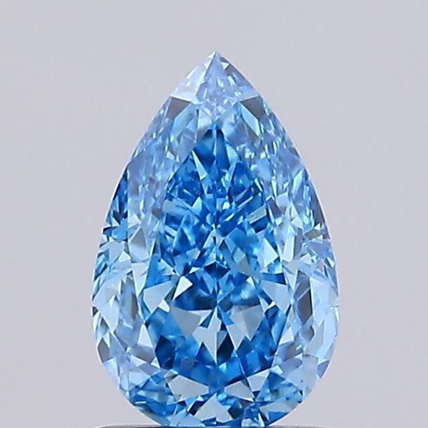 Loose Lab Diamond - IGI Pear 1.21ct Fancy Vivid Blue VVS2: Loose Lab Diamond - IGI Pear 1.21ct Fancy Vivid Blue VVS2 A stunning Fancy Vivid Blue lab diamond, certified by the International Gemological Institute (IGI), boasts exceptional clarity and polish wit