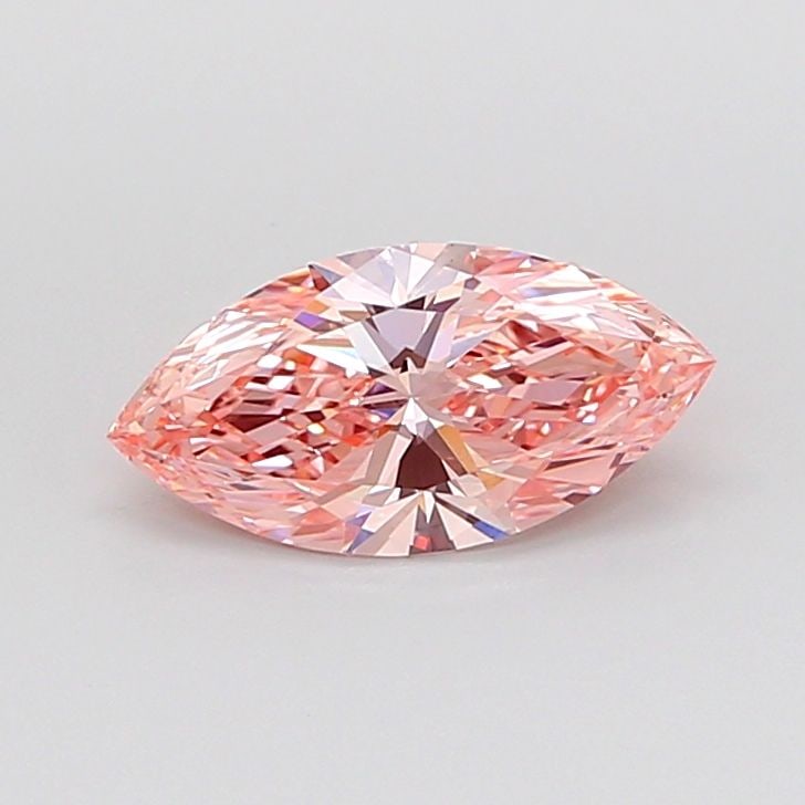 IGI Marquise 1.58ct Fancy Vivid Pink VVS2 Loose Lab Diamond: IGI Marquise 1.58ct Fancy Vivid Pink VVS2 Loose Lab Diamond Experience the unparalleled beauty of a Fancy Vivid Pink diamond, one of the rarest and most coveted colors in nature. This exquisite 1.58ct