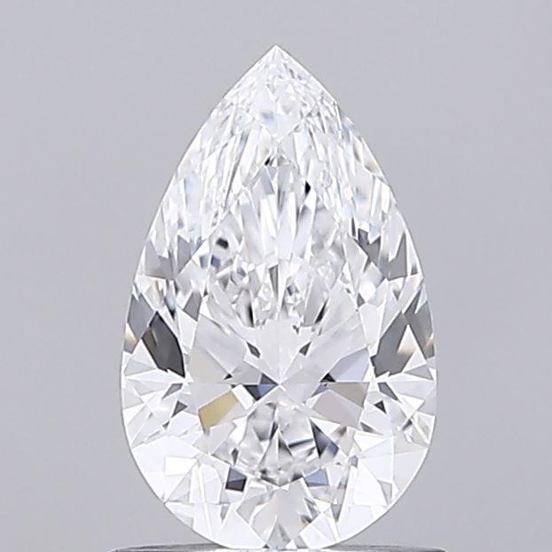 Loose Lab Diamond - IGI Pear 1.06ct D VVS1: Loose Lab Diamond - IGI Pear 1.06ct D VVS1 A rare and exquisite lab-grown diamond, this 1.06ct IGI-certified pear-shaped gem boasts an impressive D color, exceptional VVS1 clarity, and flawless EX pol