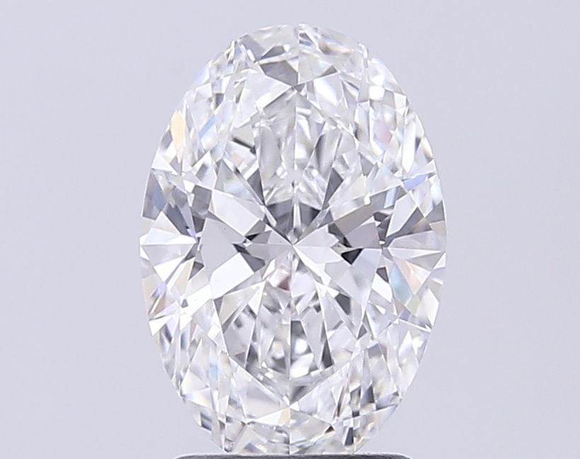 IGI Oval 2.09ct E VVS2 Loose Lab Diamond: IGI Oval 2.09ct E VVS2 Loose Lab Diamond A truly unique and rare gem, this 2.09ct IGI Oval lab diamond boasts exceptional clarity with its VVS2 grade, showcasing an incredibly high level of brilliance