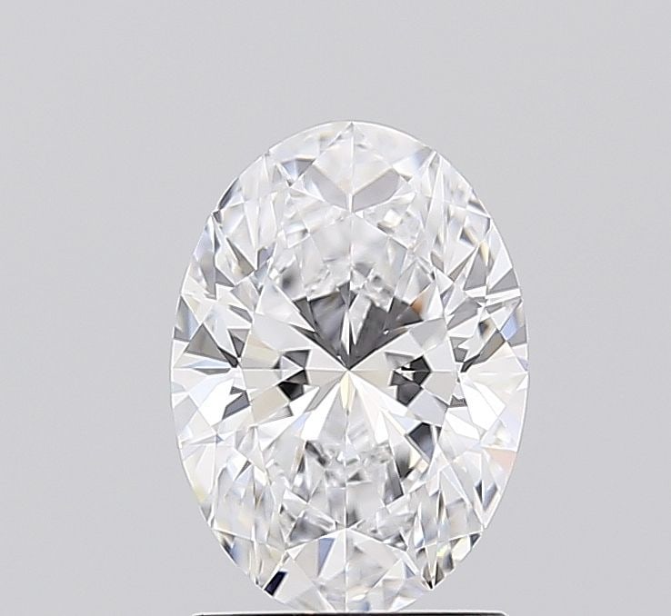 IGI Oval 1.56ct D VVS2 Loose Lab Diamond: IGI Oval 1.56ct D VVS2 Loose Lab Diamond A rare and exceptional oval-cut lab diamond, certified by the International Gemological Institute (IGI), boasts an impressive 1.56 carat size with flawless VVS