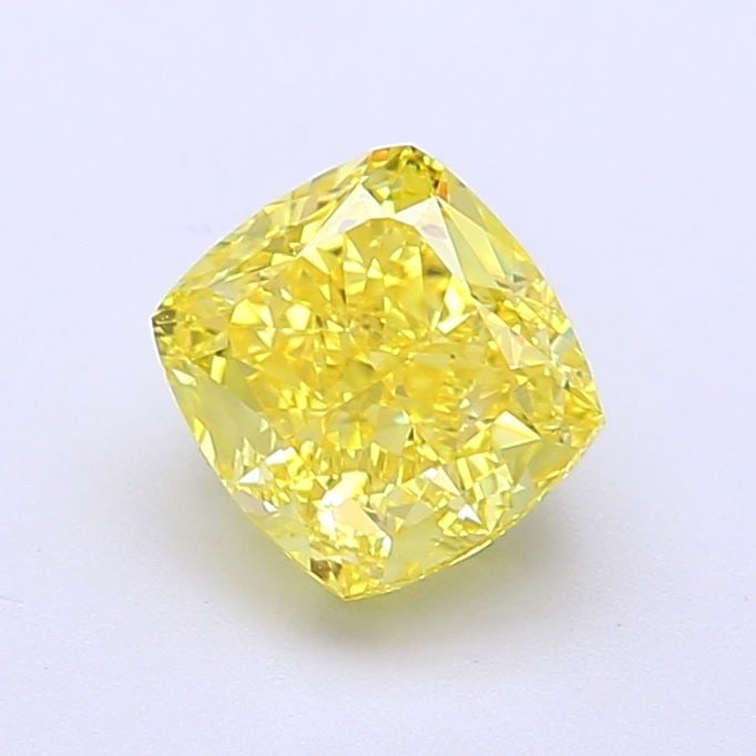 Loose Lab Diamond - IGI Cushion Modified 1.47ct Fancy Vivid Yellow VVS2 (1 of 1)