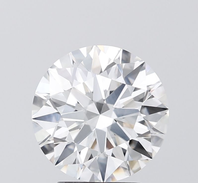 IGI Round 2.6ct F VVS2 Ideal Loose Lab Diamond: IGI Round 2.6ct F VVS2 Ideal Loose Lab Diamond Experience the beauty of nature, without the environmental impact, with this stunning 2.6ct IGI Round lab-grown diamond. Certified VVS2 clarity and EX