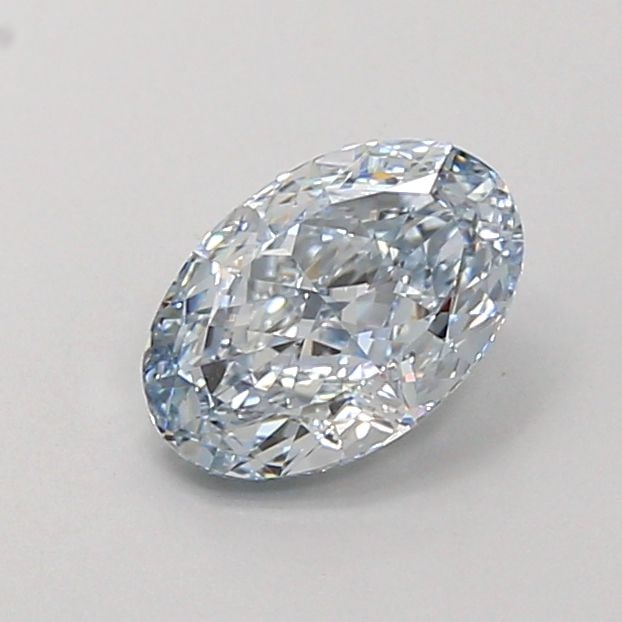 IGI Oval 1.1ct Fancy Blue IF Loose Lab Diamond: IGI Oval 1.1ct Fancy Blue IF Loose Lab Diamond Experience the breathtaking beauty of nature in a lab-grown Fancy Blue IF diamond, certified by the International Gemological Institute (IGI). This stunn