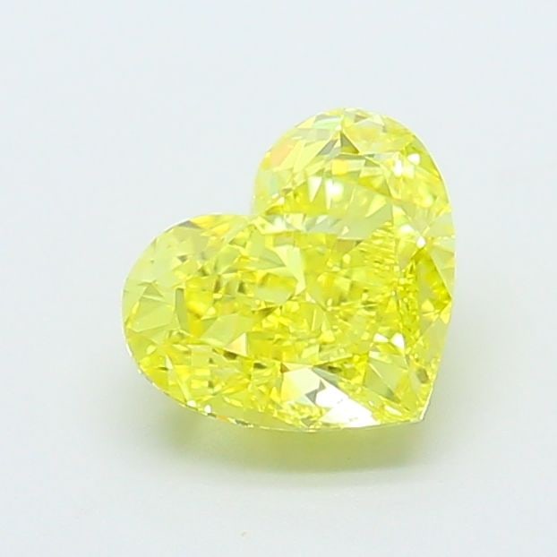 Loose Lab Diamond - IGI Heart 1.35ct Fancy Vivid Yellow VVS2: Loose Lab Diamond - IGI Heart 1.35ct Fancy Vivid Yellow VVS2 Experience the brilliance of nature, minus the environmental impact and high cost, with this stunning lab-grown diamond. This 1.35ct Fancy