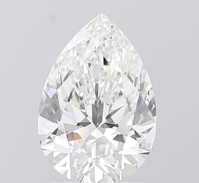 Loose Lab Diamond - IGI Pear 1.58ct E VVS2: Loose Lab Diamond - IGI Pear 1.58ct E VVS2 A stunning lab-grown pear-shaped diamond, certified by the International Gemological Institute (IGI), boasts exceptional clarity and color. With its EX polis