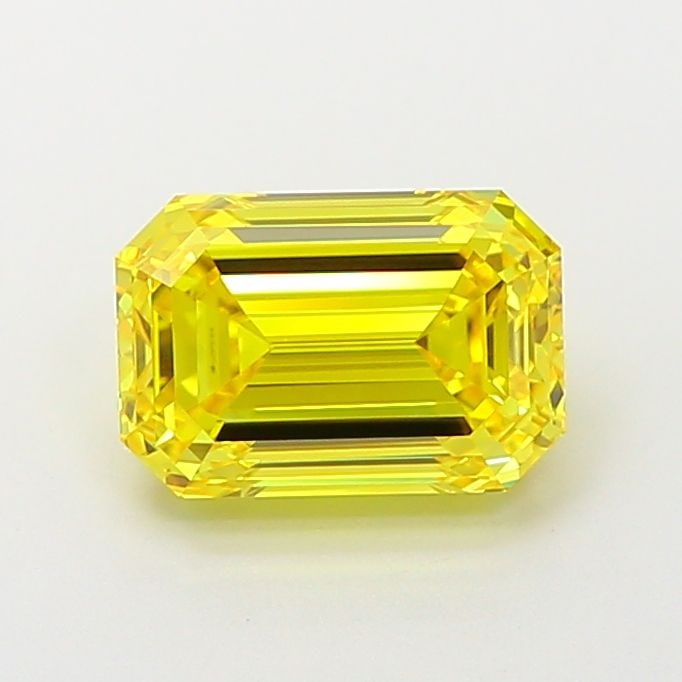 Loose Lab Diamond - IGI Emerald 2.0ct Fancy Vivid Yellow VVS1: Loose Lab Diamond - IGI Emerald 2.0ct Fancy Vivid Yellow VVS1 Experience the brilliance of nature's own sunshine with this stunning 2.0ct Fancy Vivid Yellow Lab Diamond, certified by IGI and boasting