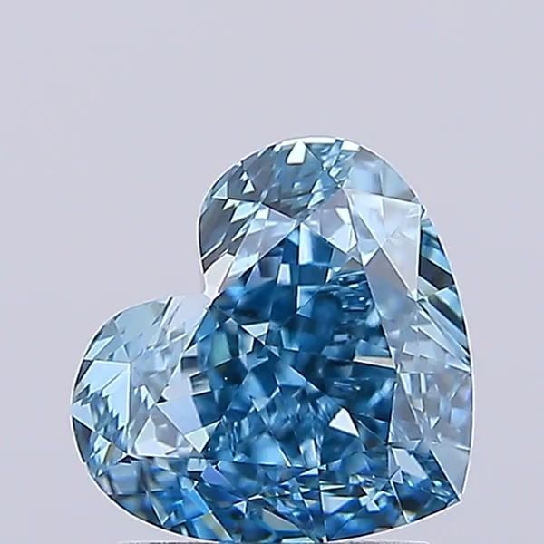 Loose Lab Diamond - IGI Heart 2.12ct Fancy Vivid Blue VVS2: Loose Lab Diamond - IGI Heart 2.12ct Fancy Vivid Blue VVS2 Experience the rare beauty of a Fancy Vivid Blue lab diamond, certified by IGI as VVS2 clarity and boasting EX polish and symmetry. With its