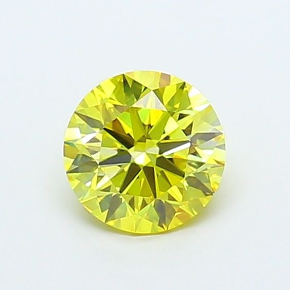 IGI Round 1.1ct Fancy Vivid Yellow VVS1 Loose Lab Diamond: IGI Round 1.1ct Fancy Vivid Yellow VVS1 Loose Lab Diamond Experience the vibrant beauty of a Fancy Vivid Yellow lab diamond, boasting an impressive 1.1 carat weight and exceptional clarity with a VVS1